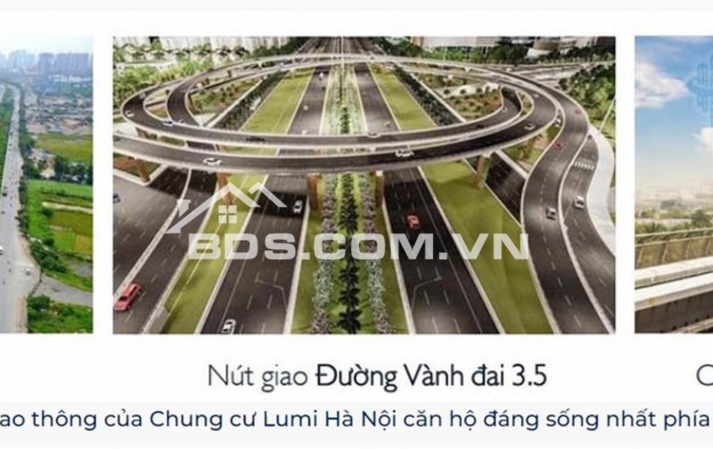 Bán nhà Combo 2 căn Lumi Hà Nội CDT Capitaland 115m2 đại lộ Thăng Long